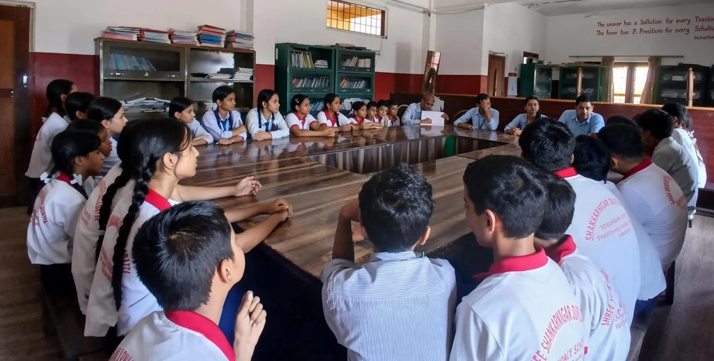 Eco Club Members Trained on Climate Change and Waste Management at Shankarnagar Durgadatta School